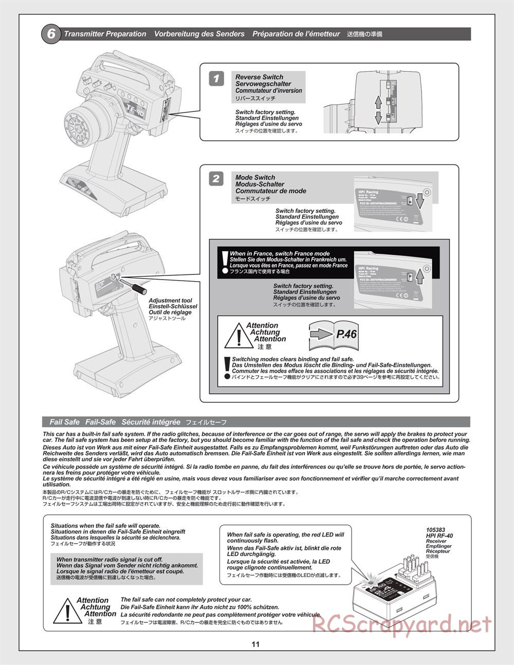 HPI - Trophy 3.5 - Manual - Page 11