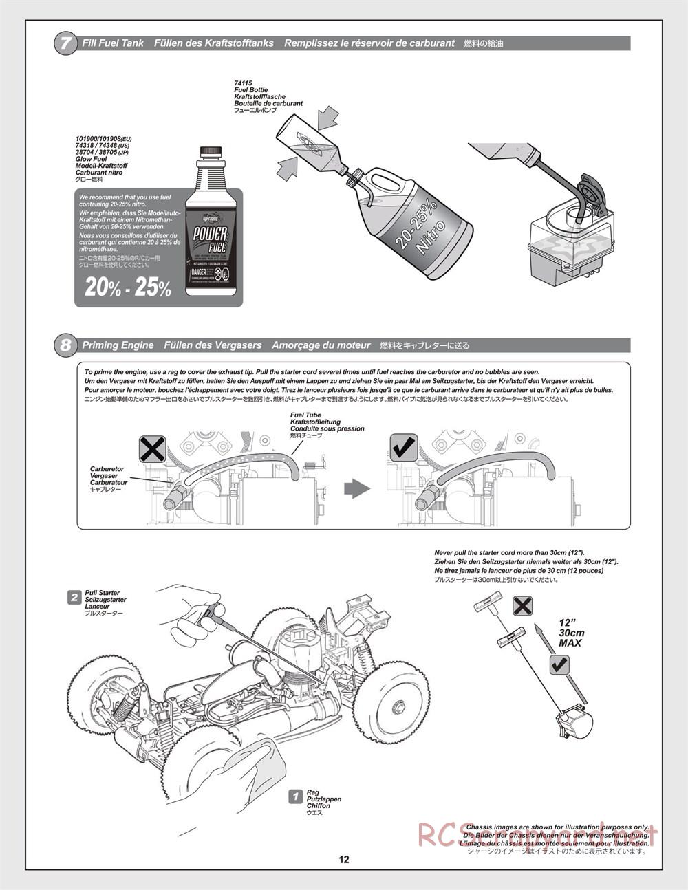 HPI - Trophy 3.5 - Manual - Page 12