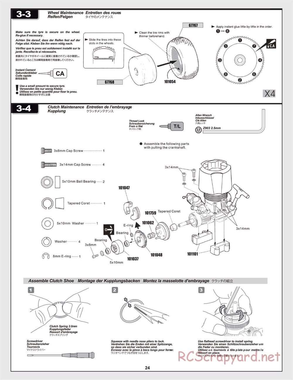 HPI - Trophy 3.5 - Manual - Page 24