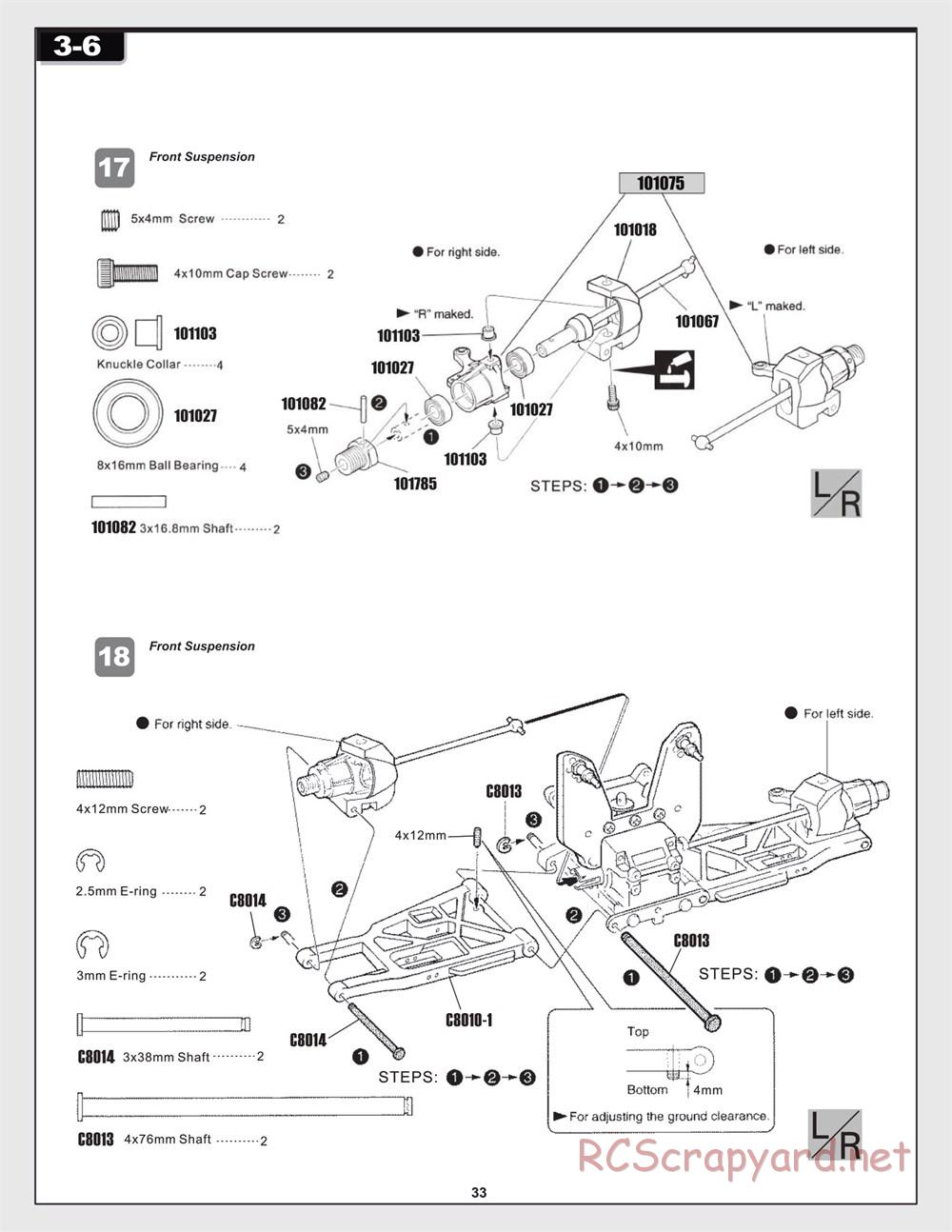 HPI - Trophy 3.5 - Manual - Page 33