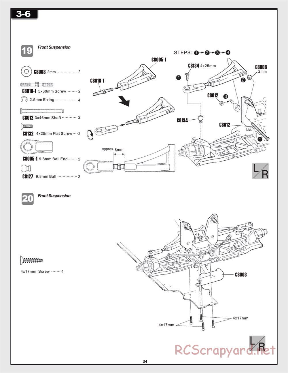 HPI - Trophy 3.5 - Manual - Page 34