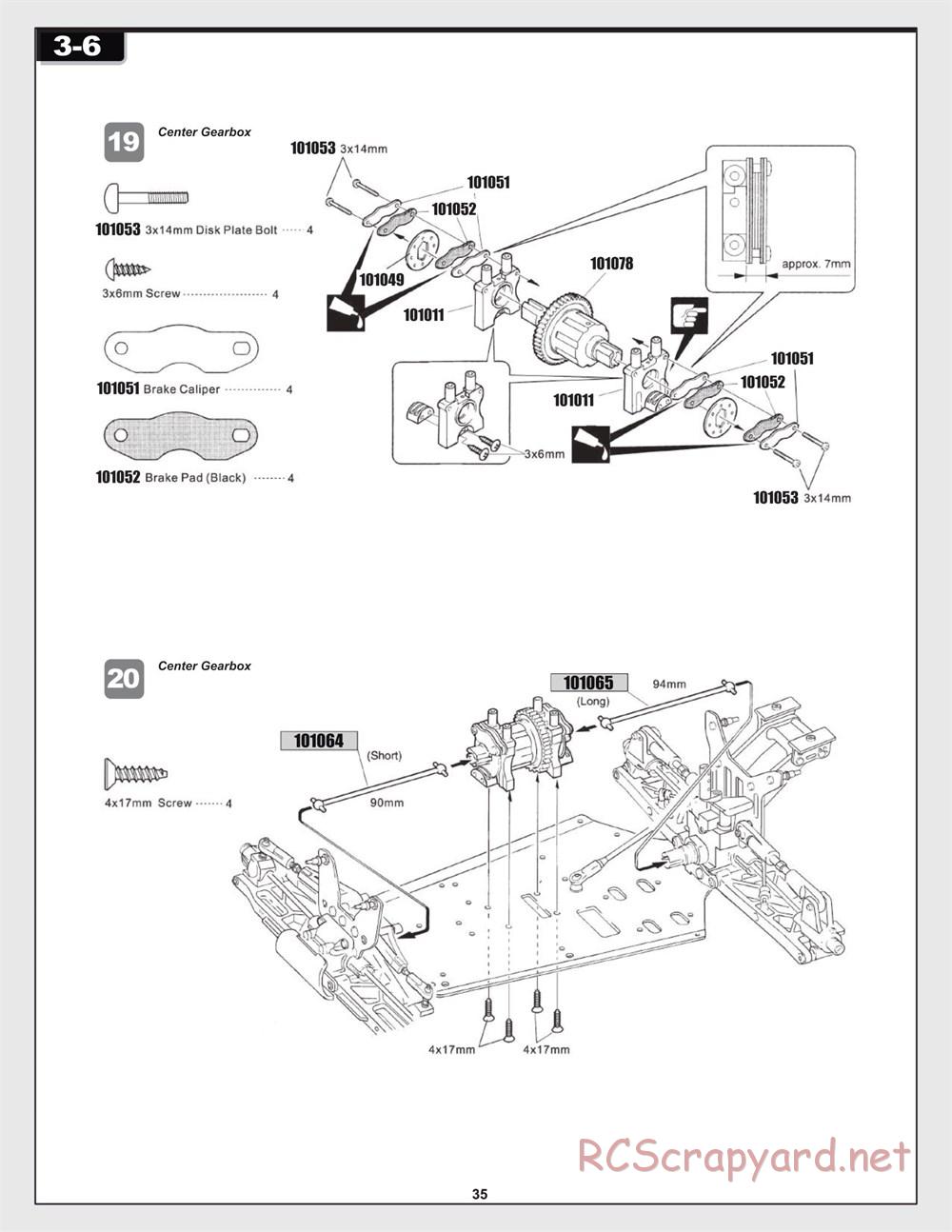 HPI - Trophy 3.5 - Manual - Page 35