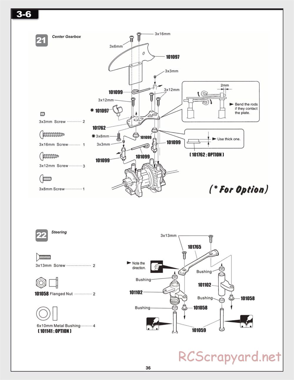 HPI - Trophy 3.5 - Manual - Page 36