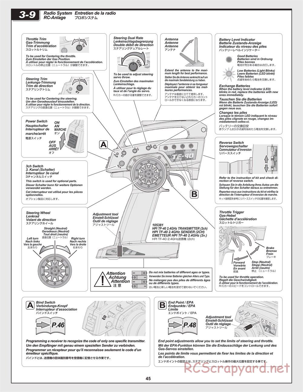 HPI - Trophy 3.5 - Manual - Page 46