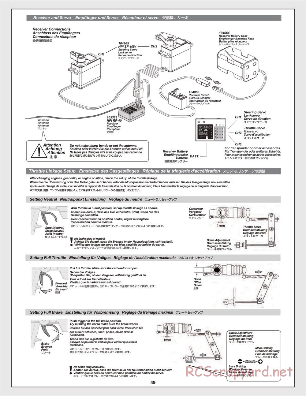 HPI - Trophy 3.5 - Manual - Page 50