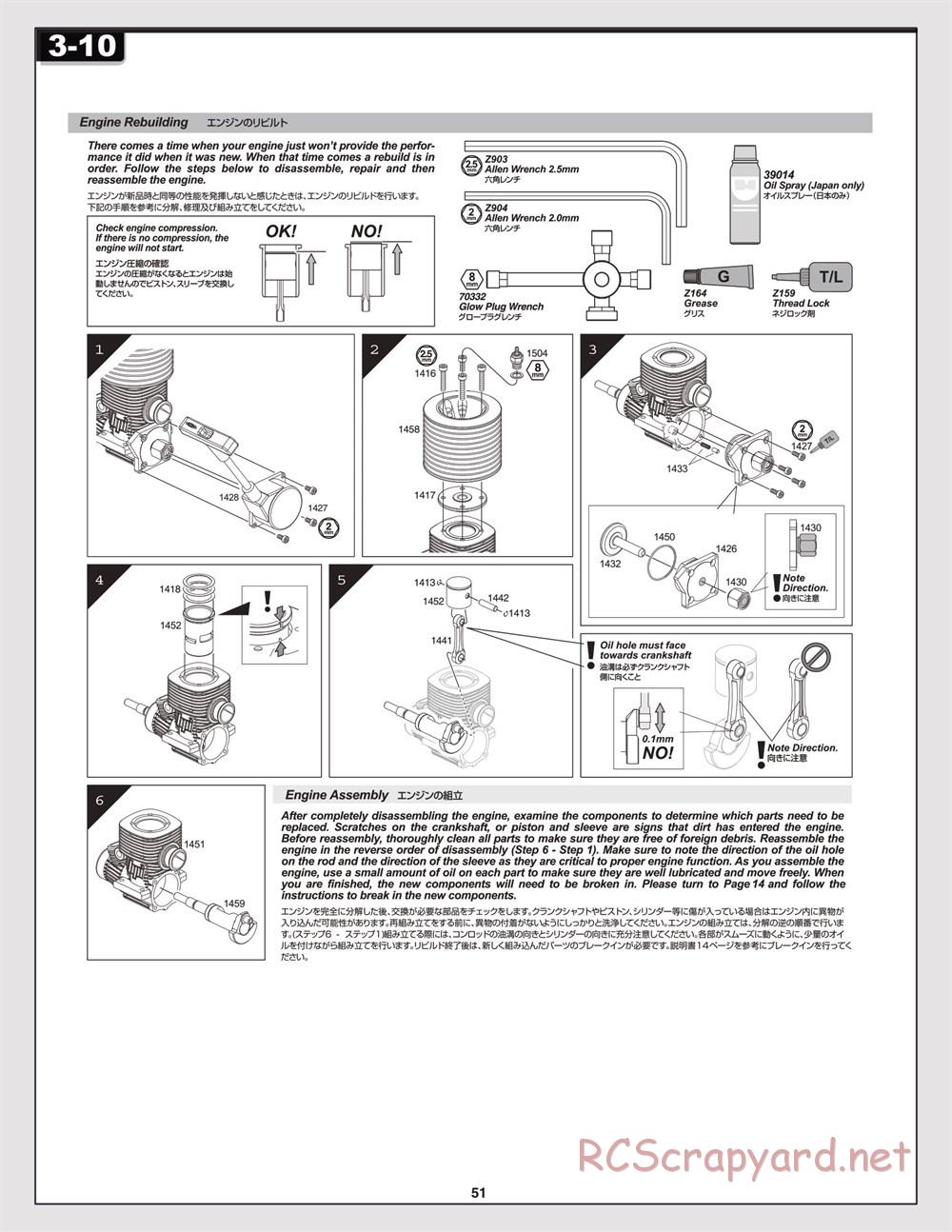 HPI - Trophy 3.5 - Manual - Page 52