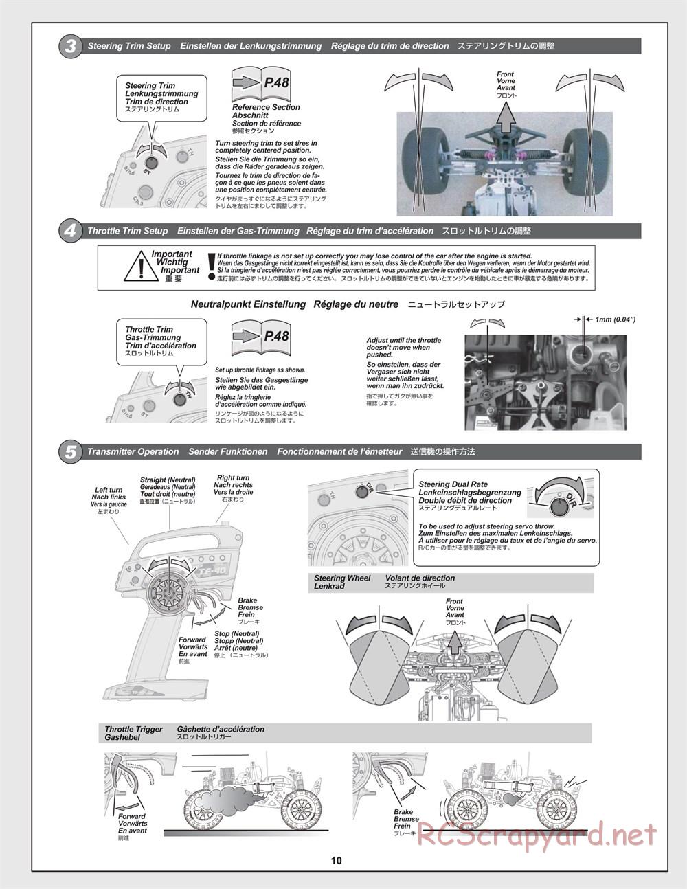 HPI - Trophy 4.6 Truggy - Manual - Page 10