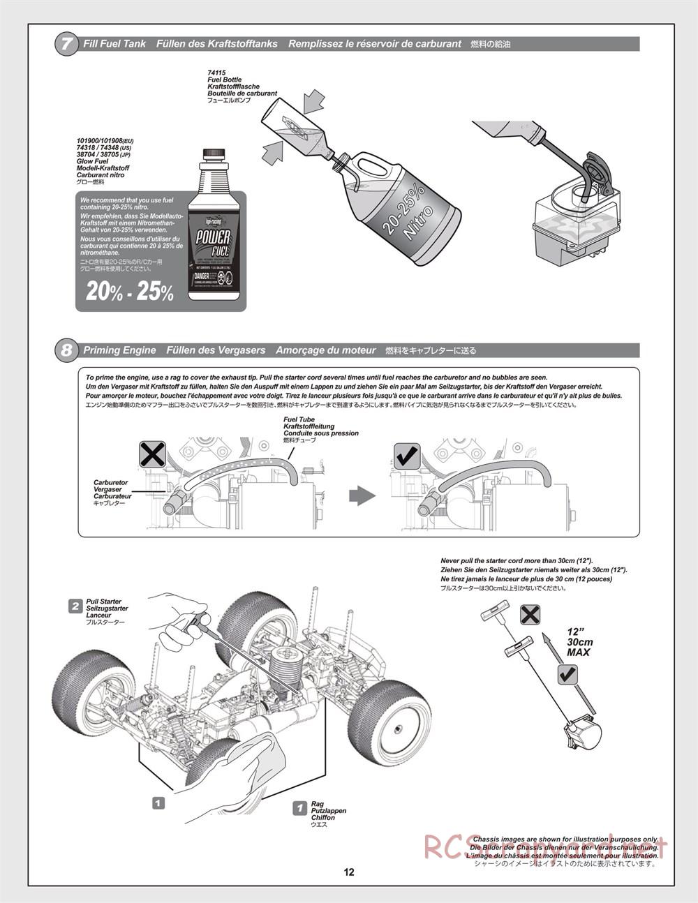 HPI - Trophy 4.6 Truggy - Manual - Page 12