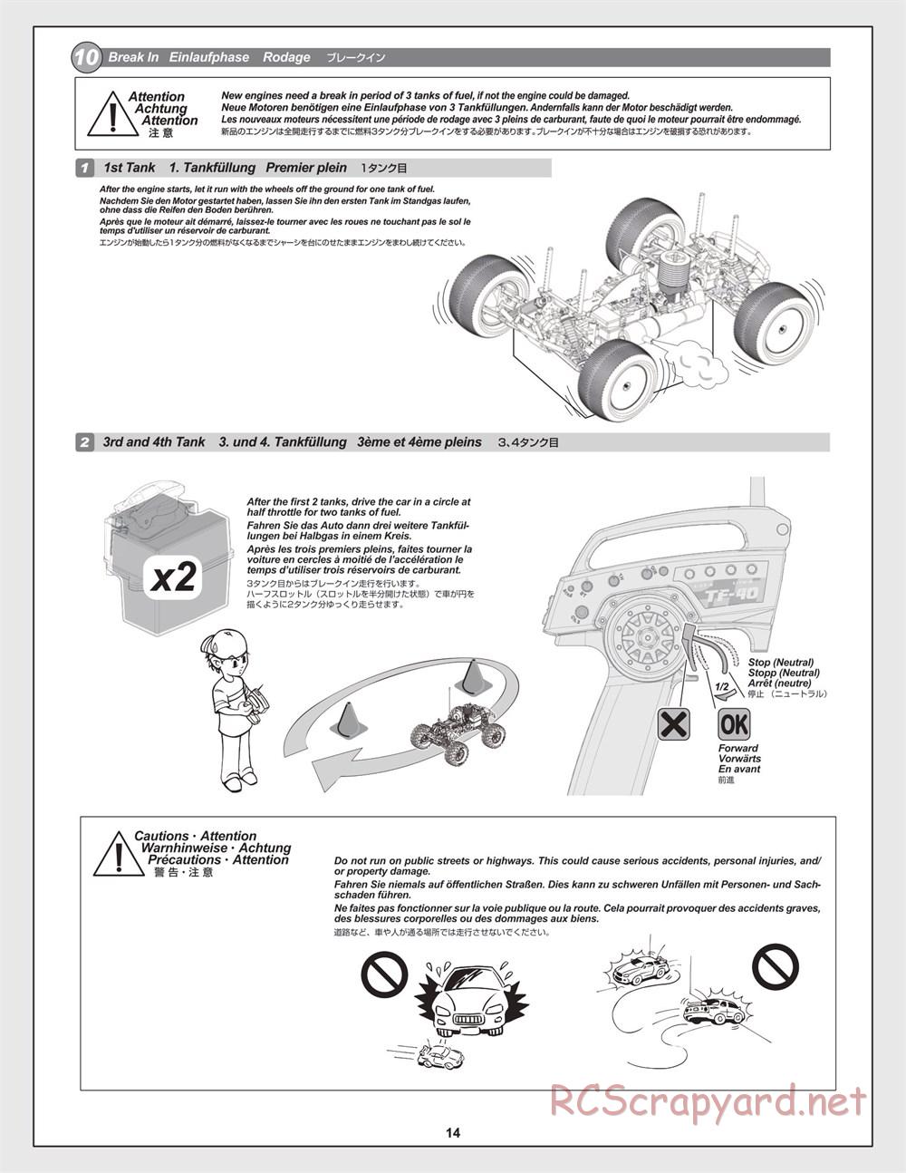 HPI - Trophy 4.6 Truggy - Manual - Page 14