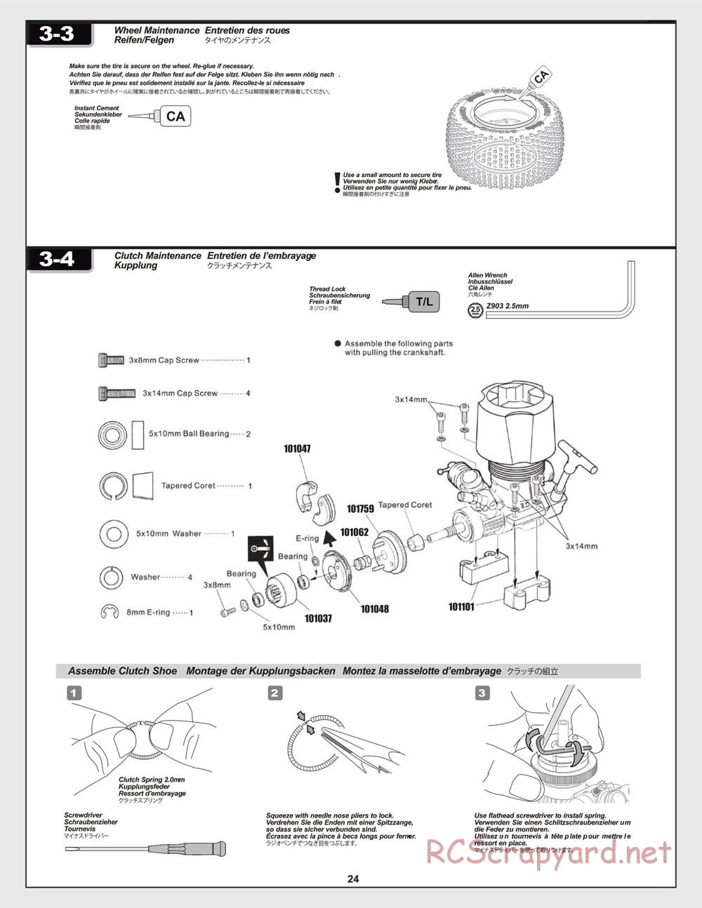 HPI - Trophy 4.6 Truggy - Manual - Page 24