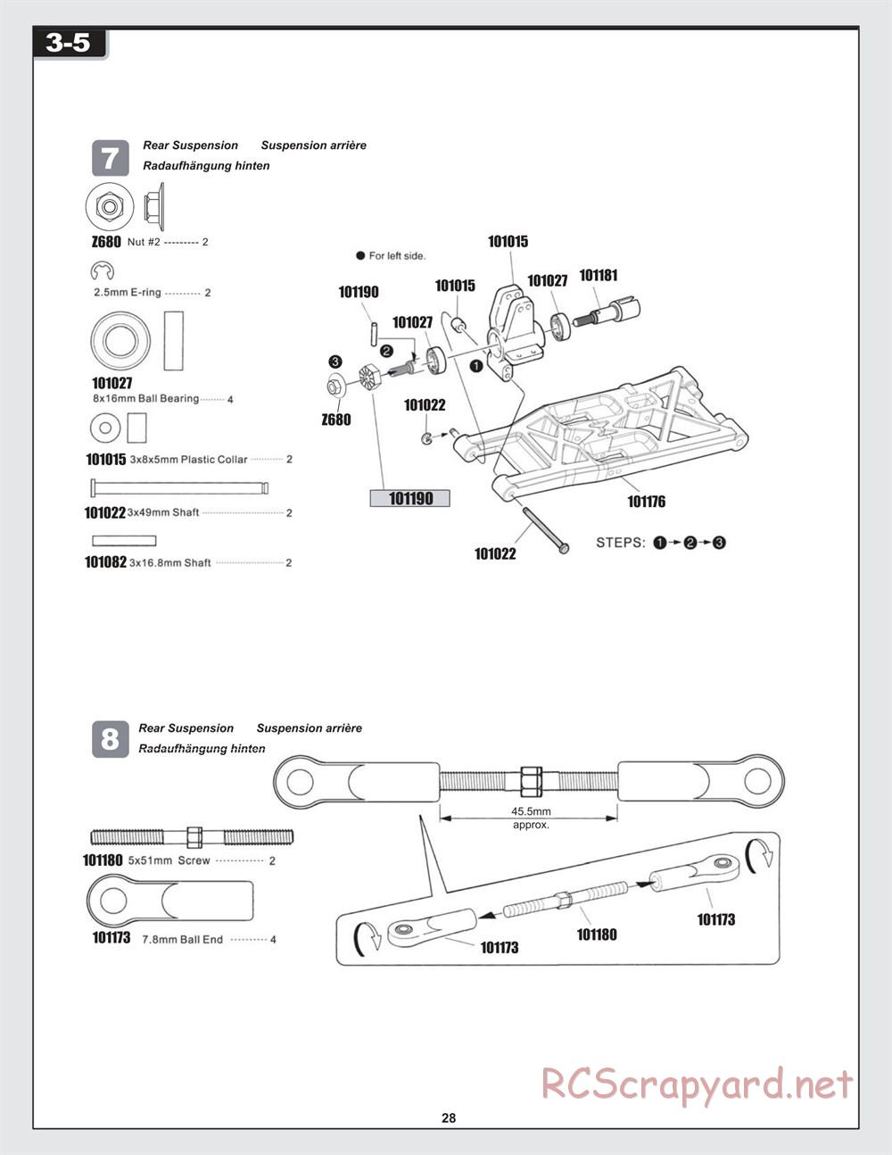 HPI - Trophy 4.6 Truggy - Manual - Page 28