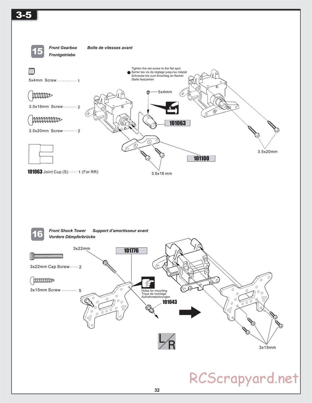 HPI - Trophy 4.6 Truggy - Manual - Page 32