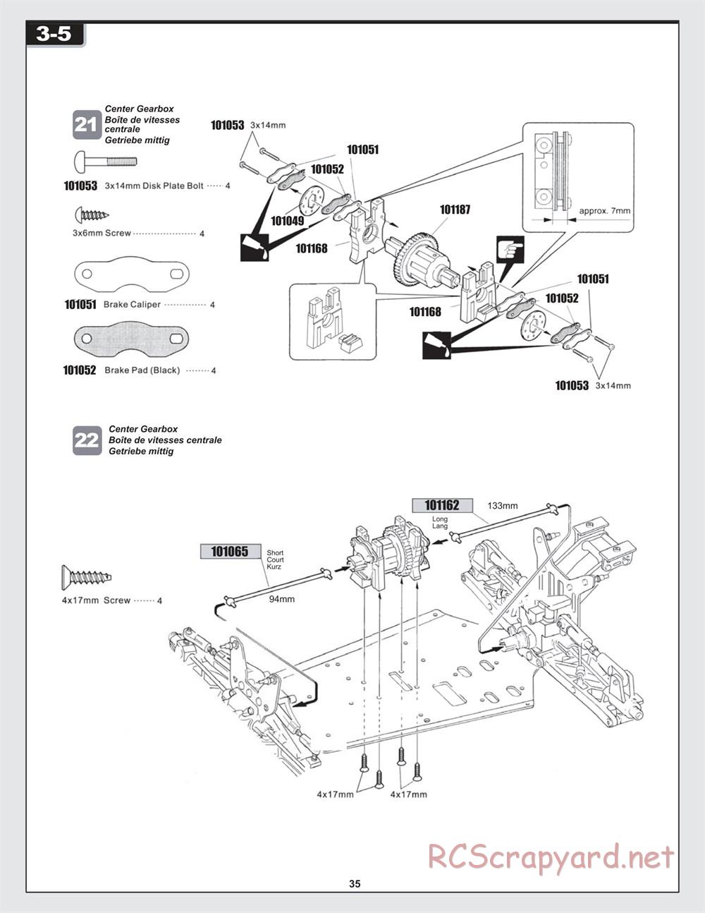 HPI - Trophy 4.6 Truggy - Manual - Page 35