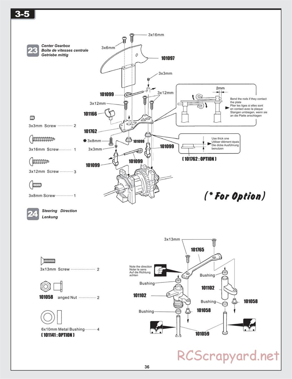 HPI - Trophy 4.6 Truggy - Manual - Page 36