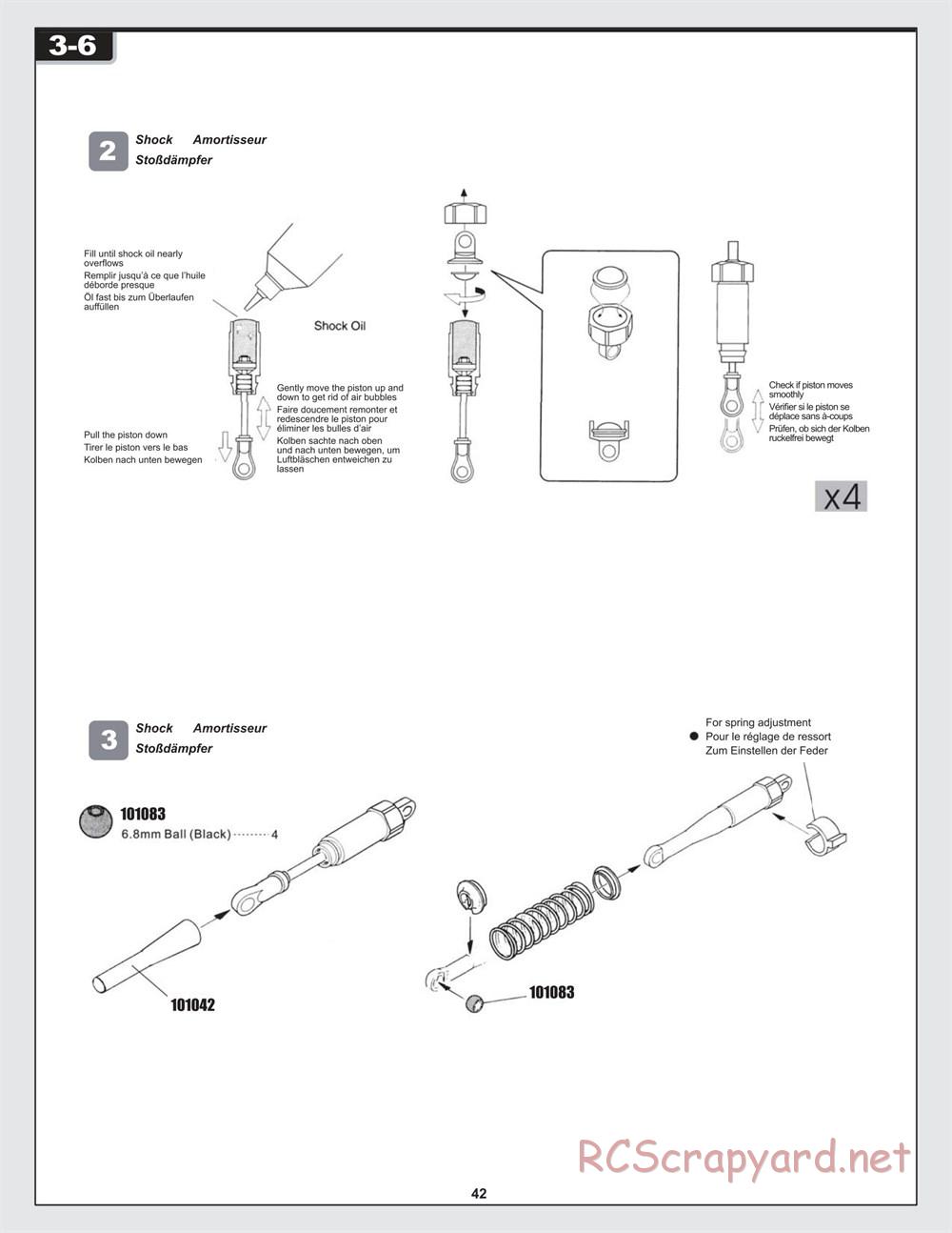 HPI - Trophy 4.6 Truggy - Manual - Page 42