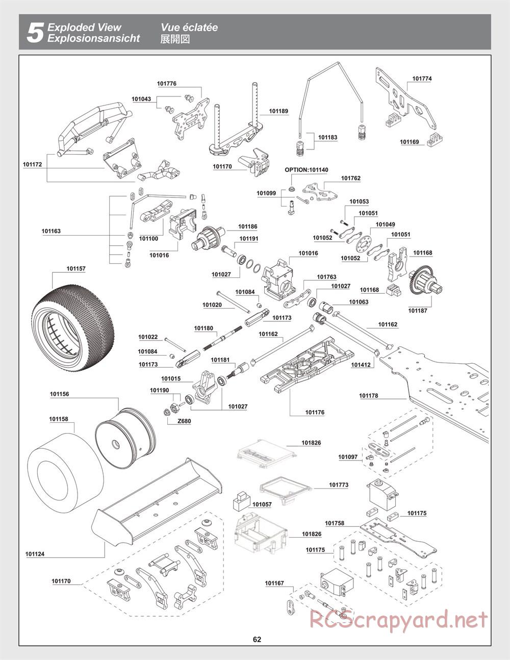 HPI - Trophy 4.6 Truggy - Manual - Page 62