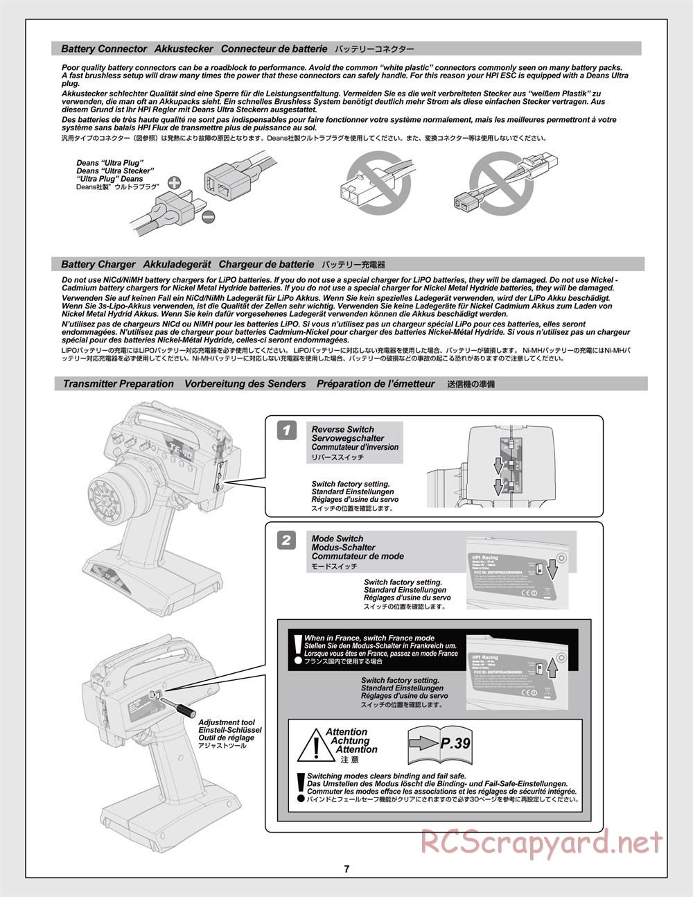 HPI - Trophy Flux Buggy - Manual - Page 7