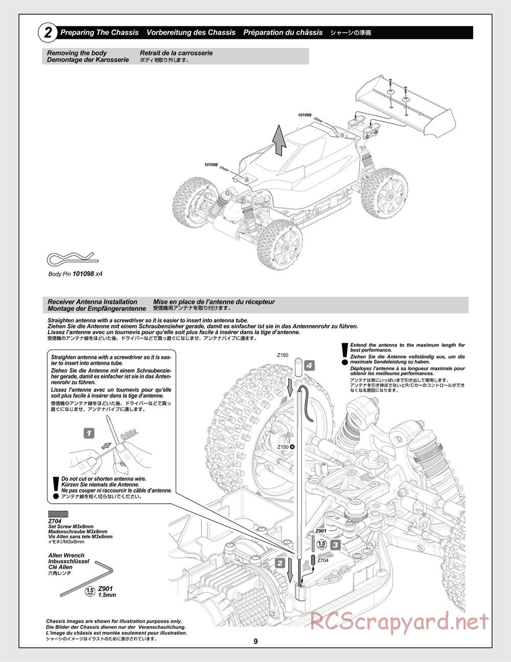 HPI - Trophy Flux Buggy - Manual - Page 9
