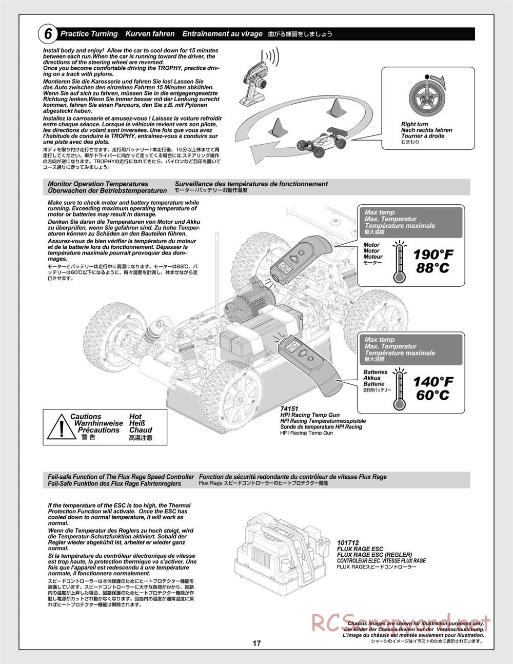 HPI - Trophy Flux Buggy - Manual - Page 17