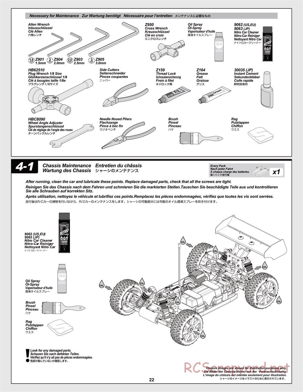 HPI - Trophy Flux Buggy - Manual - Page 22
