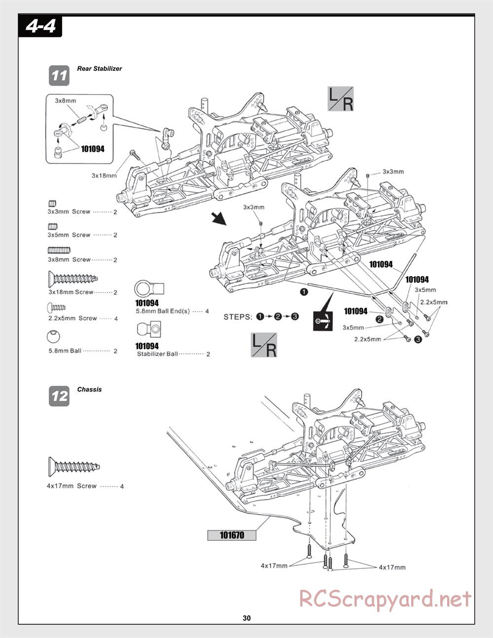 HPI - Trophy Flux Buggy - Manual - Page 30