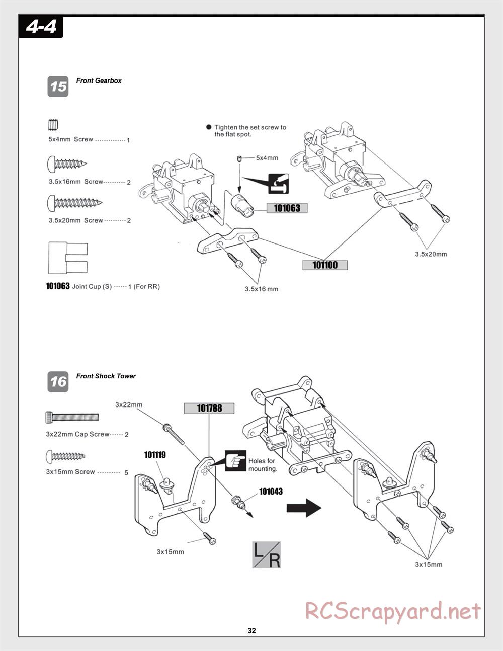 HPI - Trophy Flux Buggy - Manual - Page 32