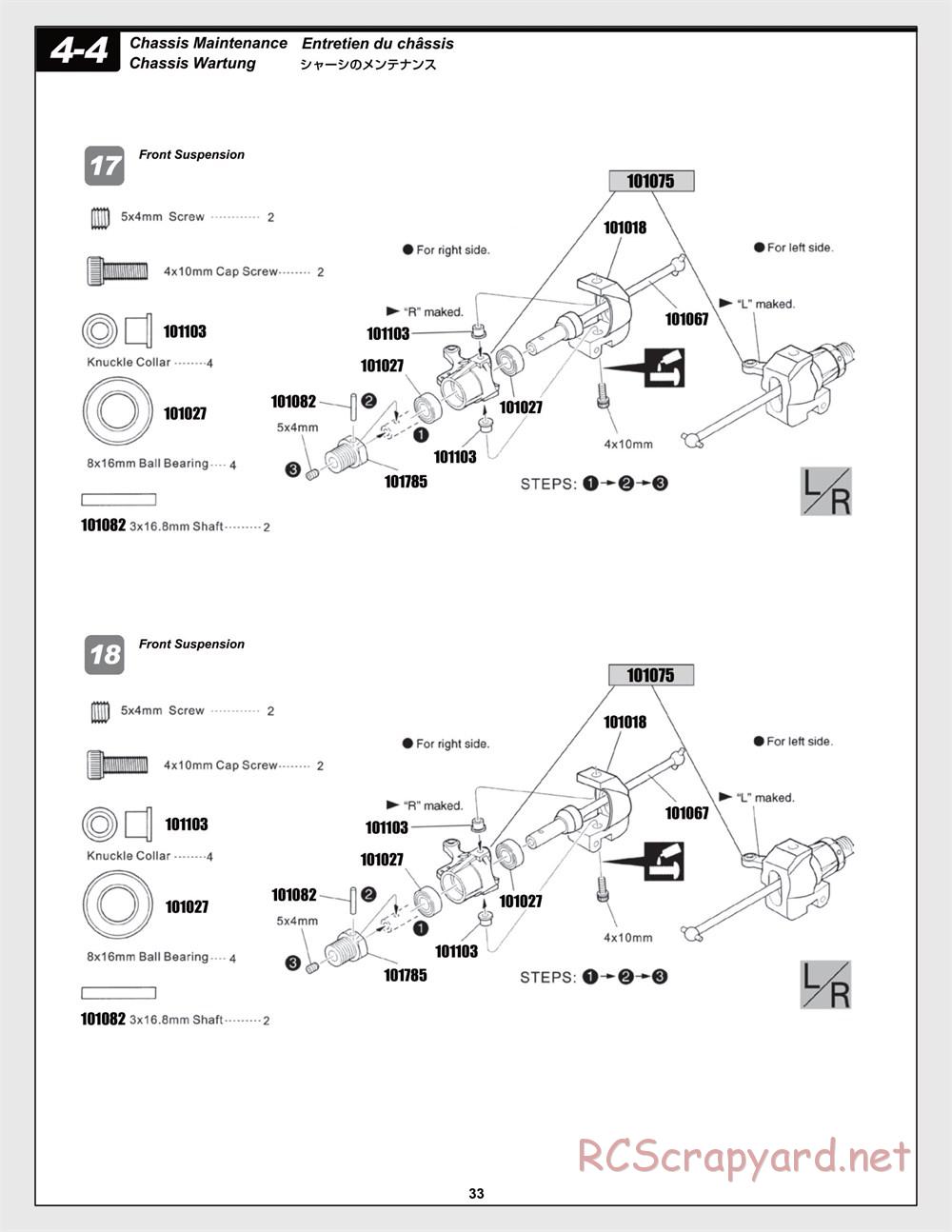 HPI - Trophy Flux Buggy - Manual - Page 33