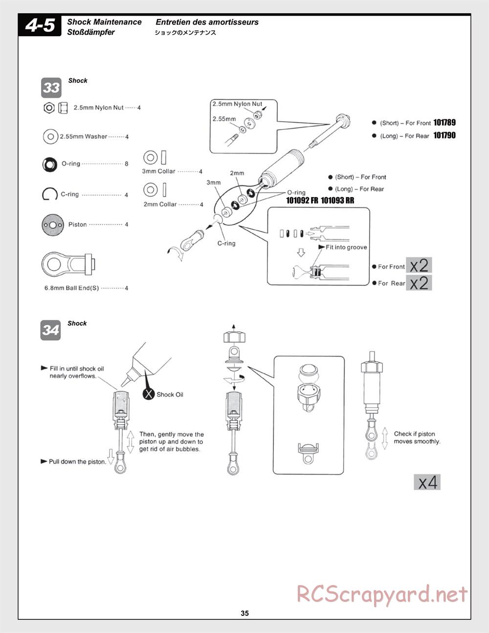 HPI - Trophy Flux Buggy - Manual - Page 35