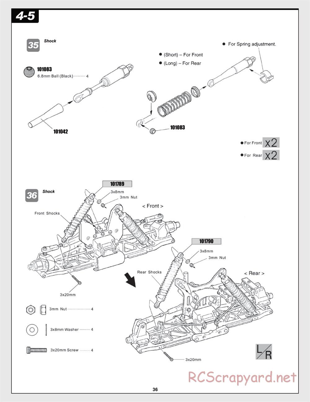 HPI - Trophy Flux Buggy - Manual - Page 36