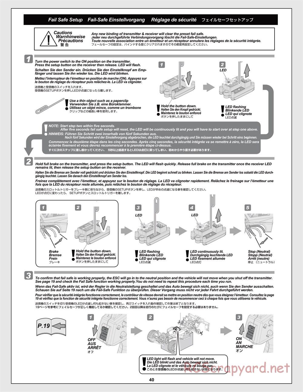 HPI - Trophy Flux Buggy - Manual - Page 40