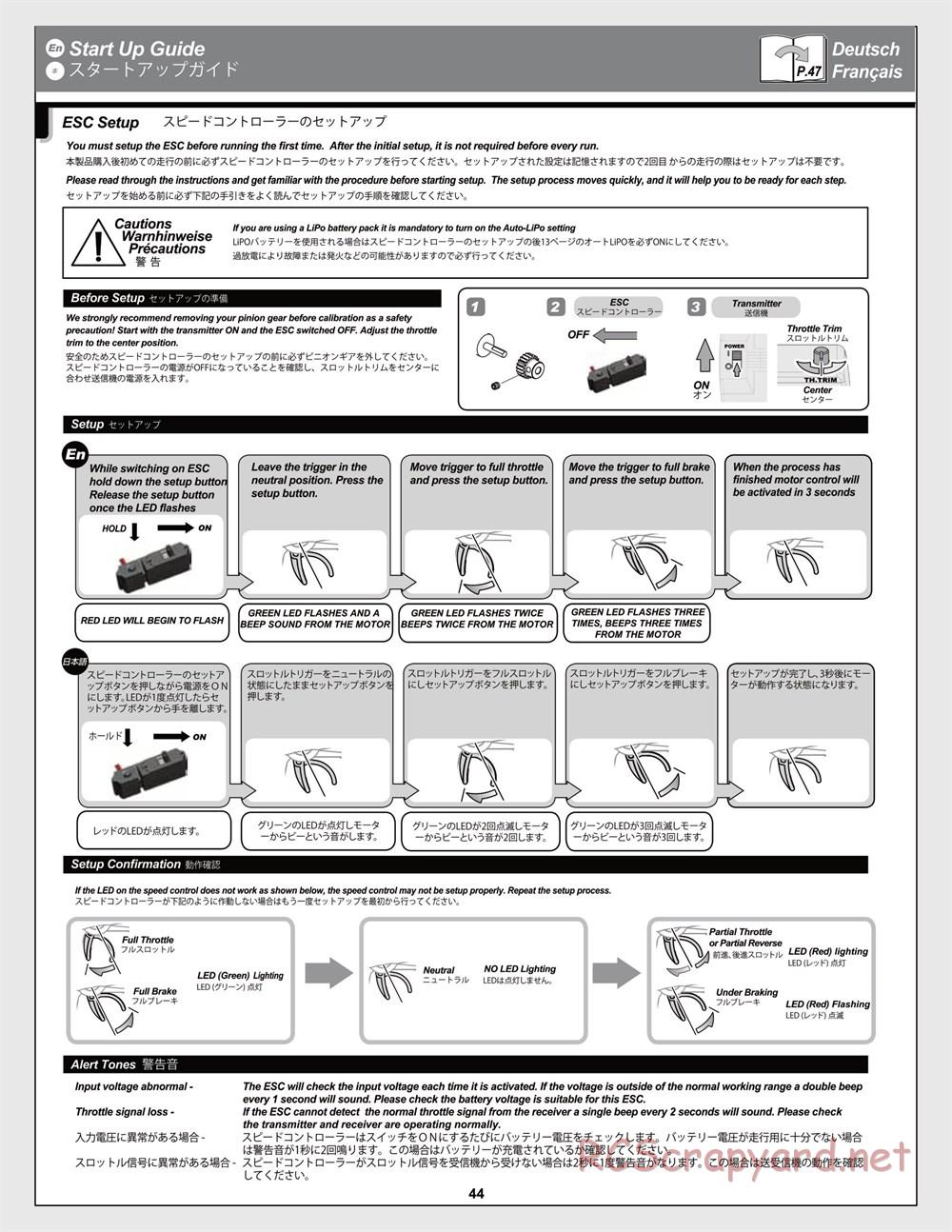 HPI - Trophy Flux Buggy - Manual - Page 44