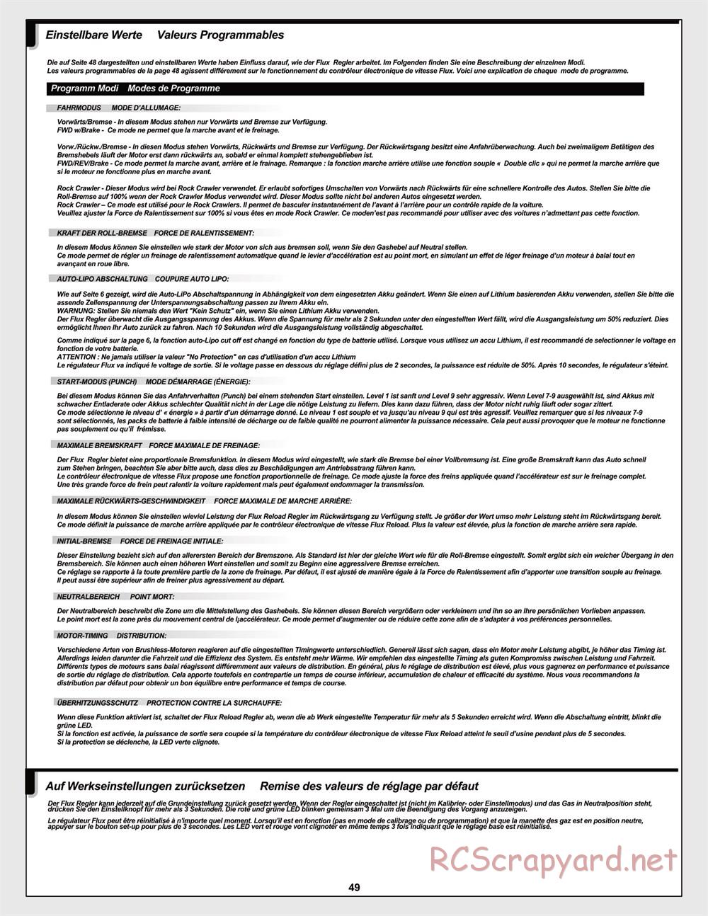 HPI - Trophy Flux Buggy - Manual - Page 49