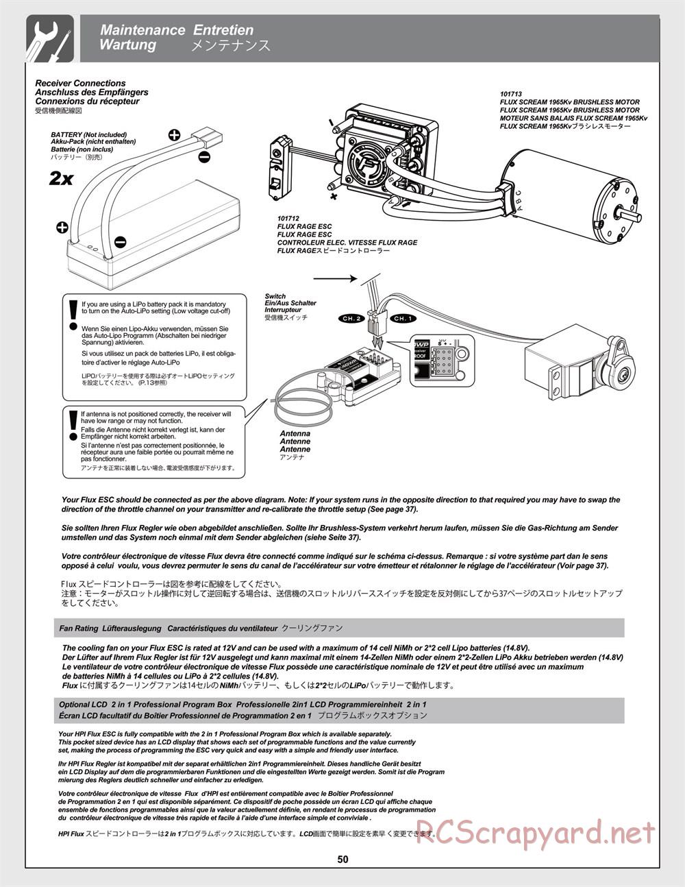 HPI - Trophy Flux Buggy - Manual - Page 50