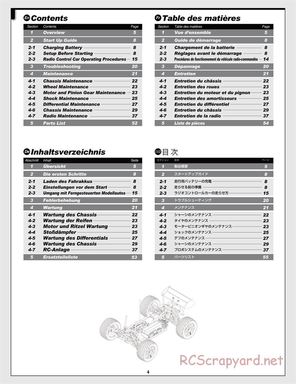 HPI - Trophy Flux Truggy - Manual - Page 4