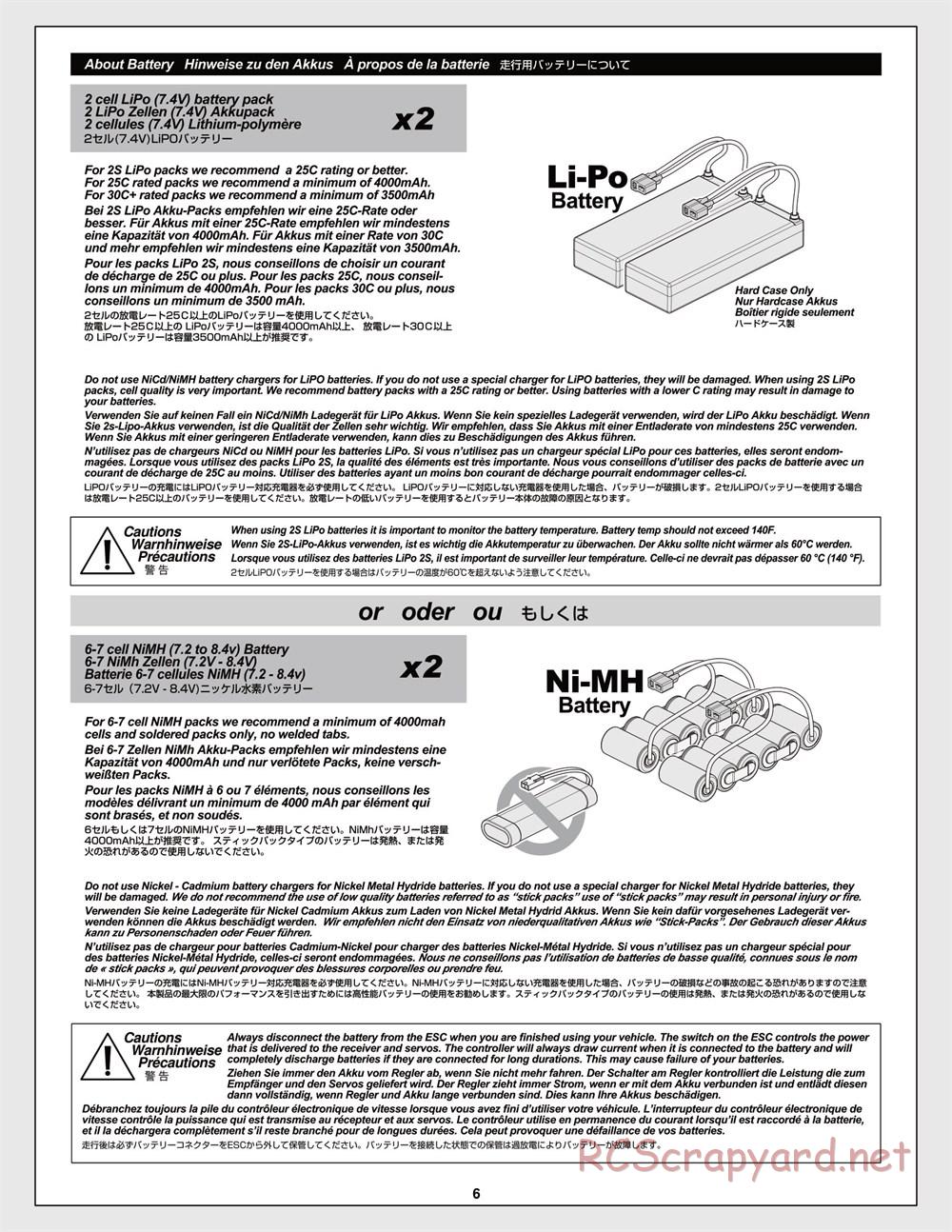 HPI - Trophy Flux Truggy - Manual - Page 6
