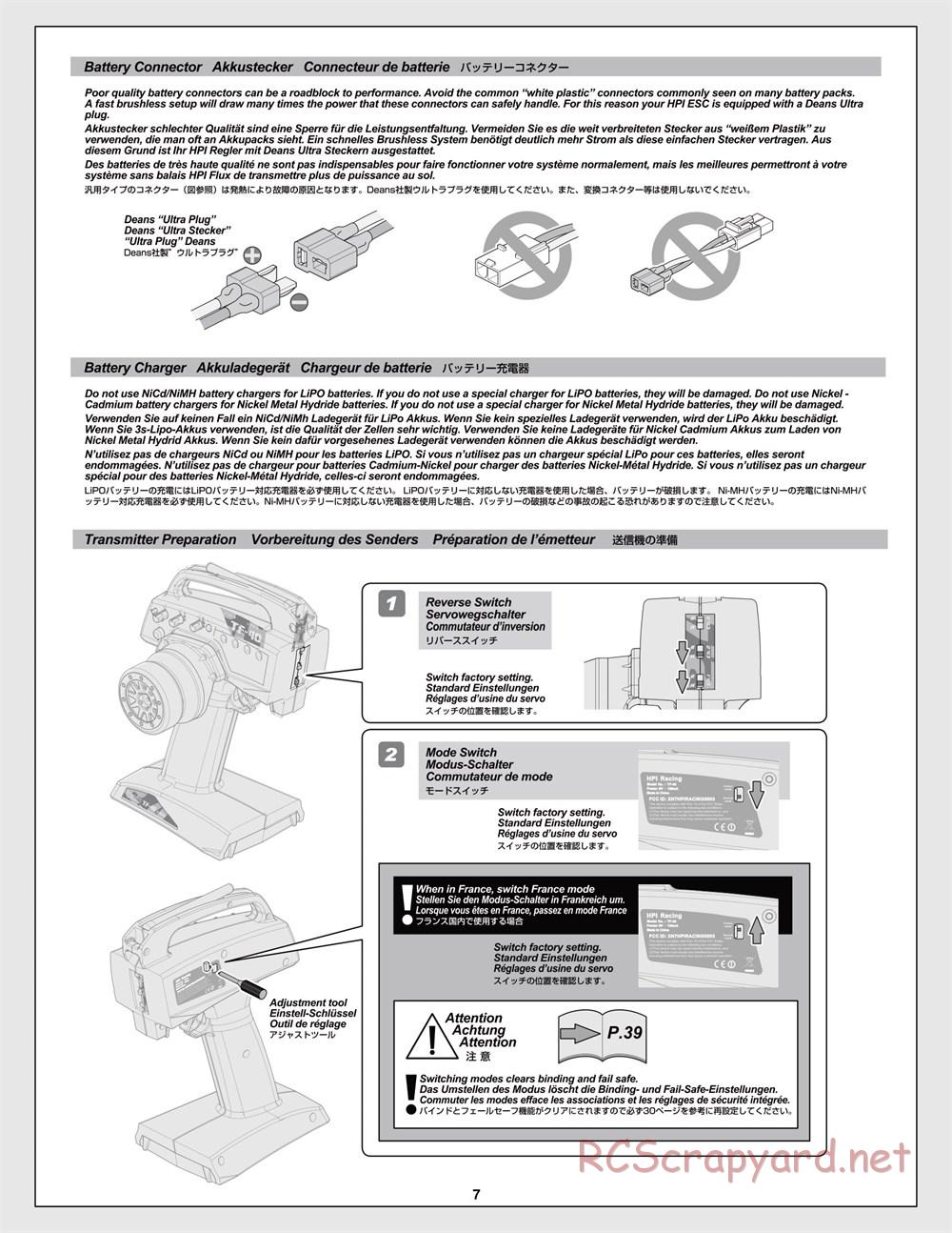 HPI - Trophy Flux Truggy - Manual - Page 7