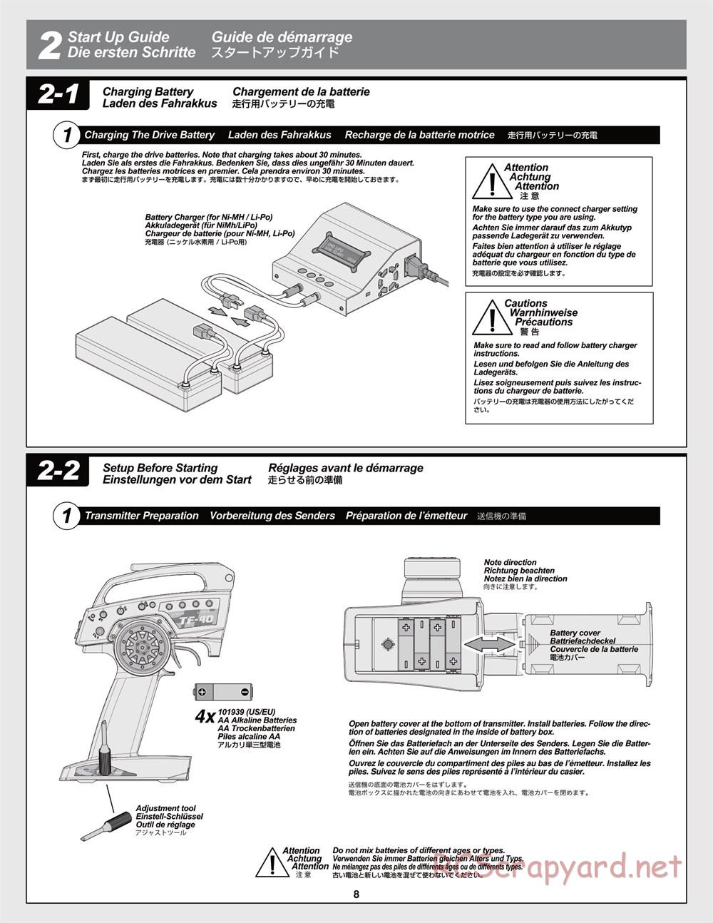 HPI - Trophy Flux Truggy - Manual - Page 8
