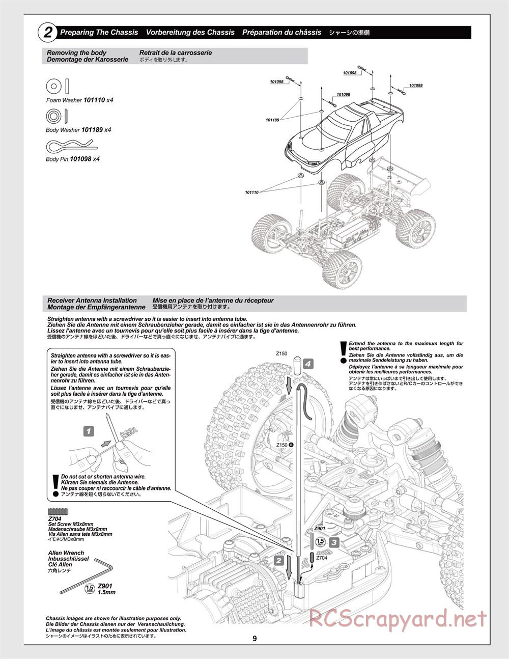 HPI - Trophy Flux Truggy - Manual - Page 9