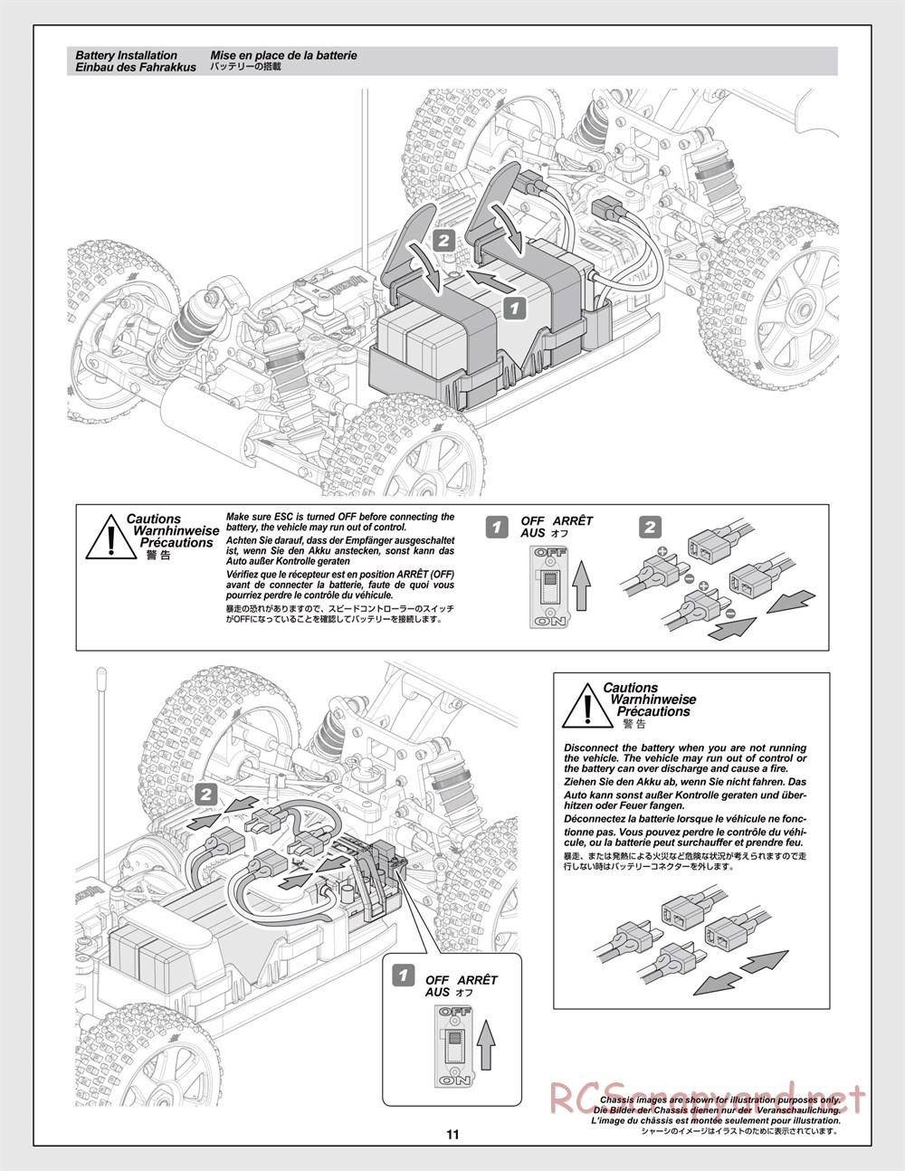 HPI - Trophy Flux Truggy - Manual - Page 11