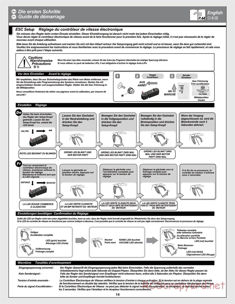 HPI - Trophy Flux Truggy - Manual - Page 14