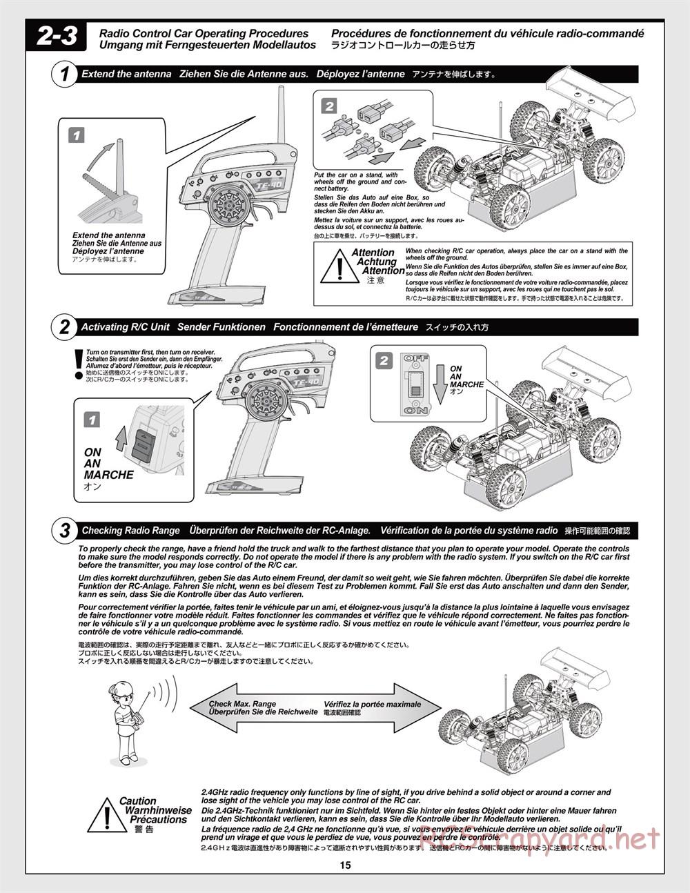 HPI - Trophy Flux Truggy - Manual - Page 15
