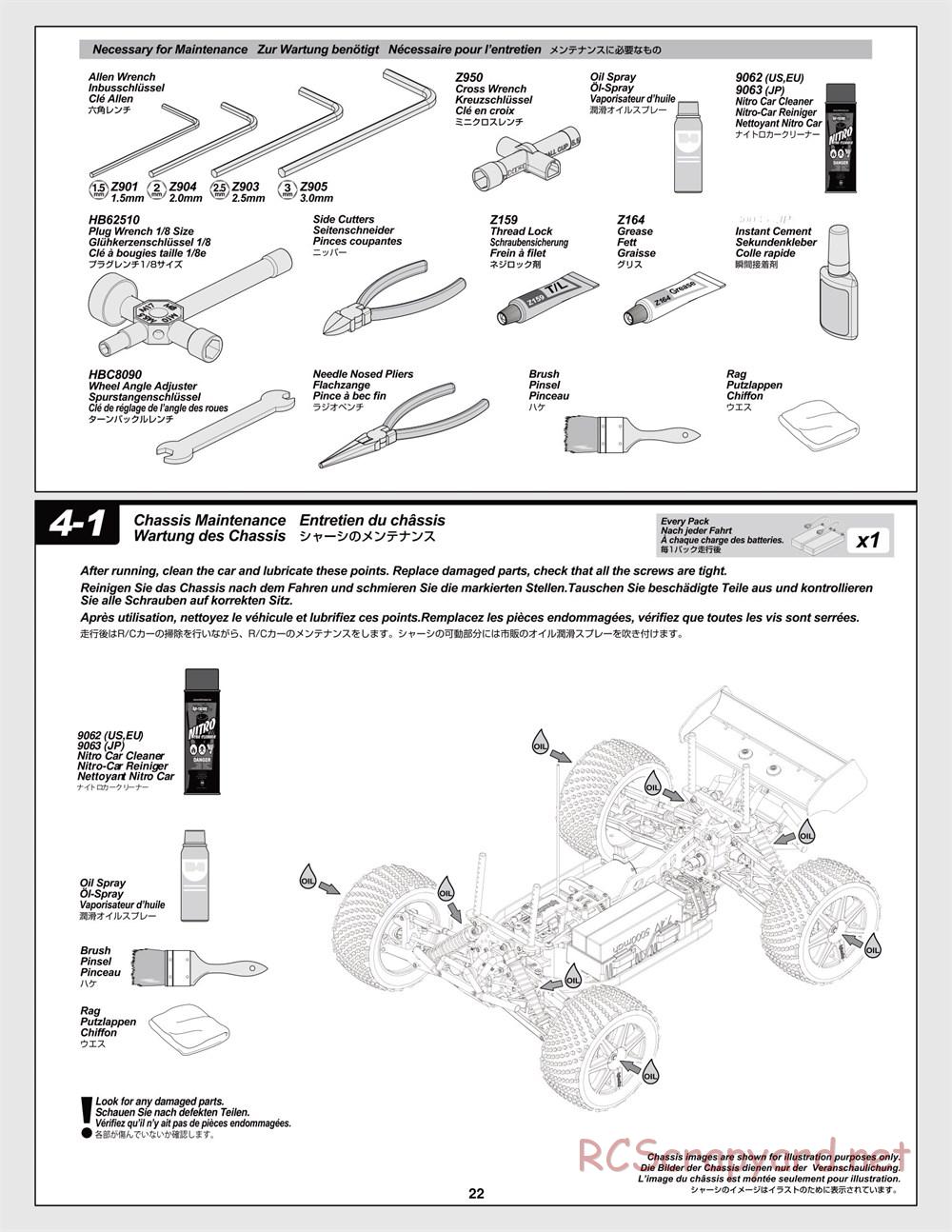 HPI - Trophy Flux Truggy - Manual - Page 22