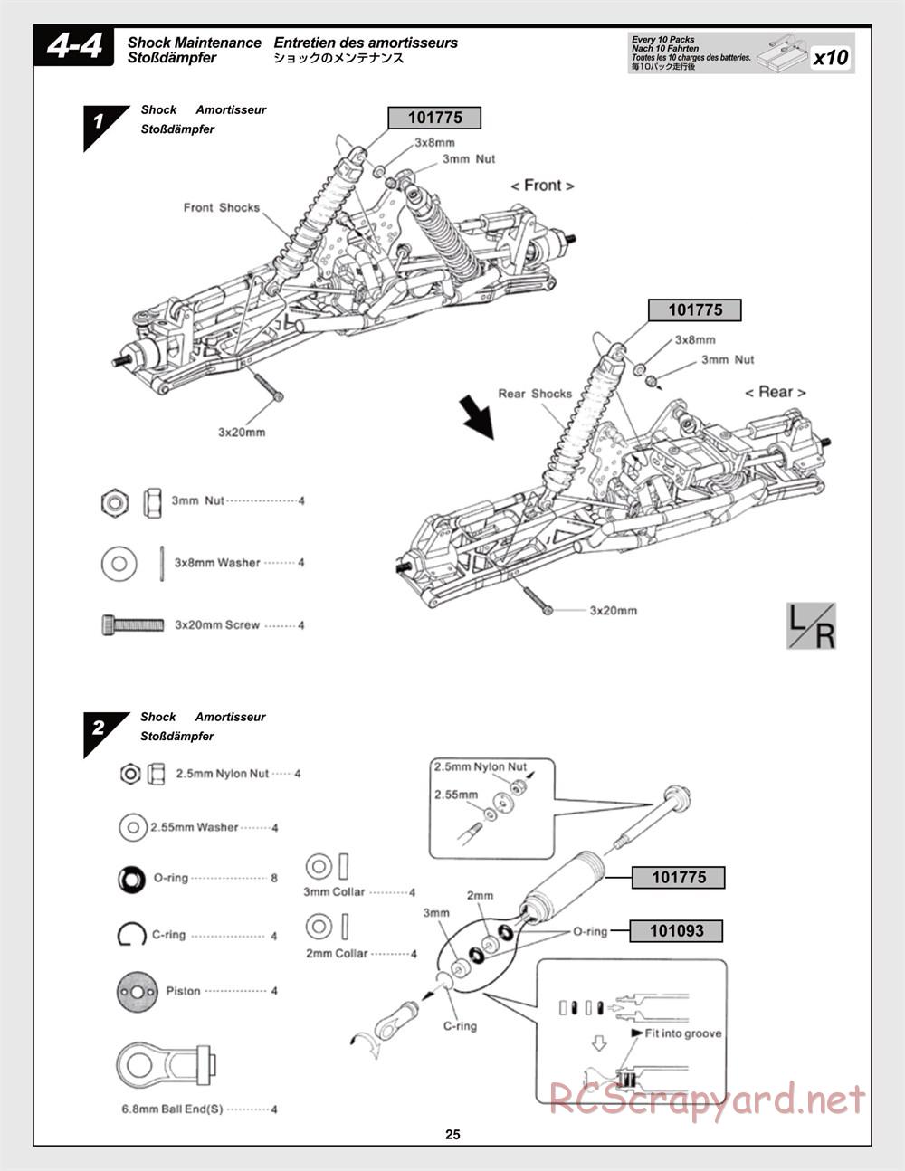 HPI - Trophy Flux Truggy - Manual - Page 25