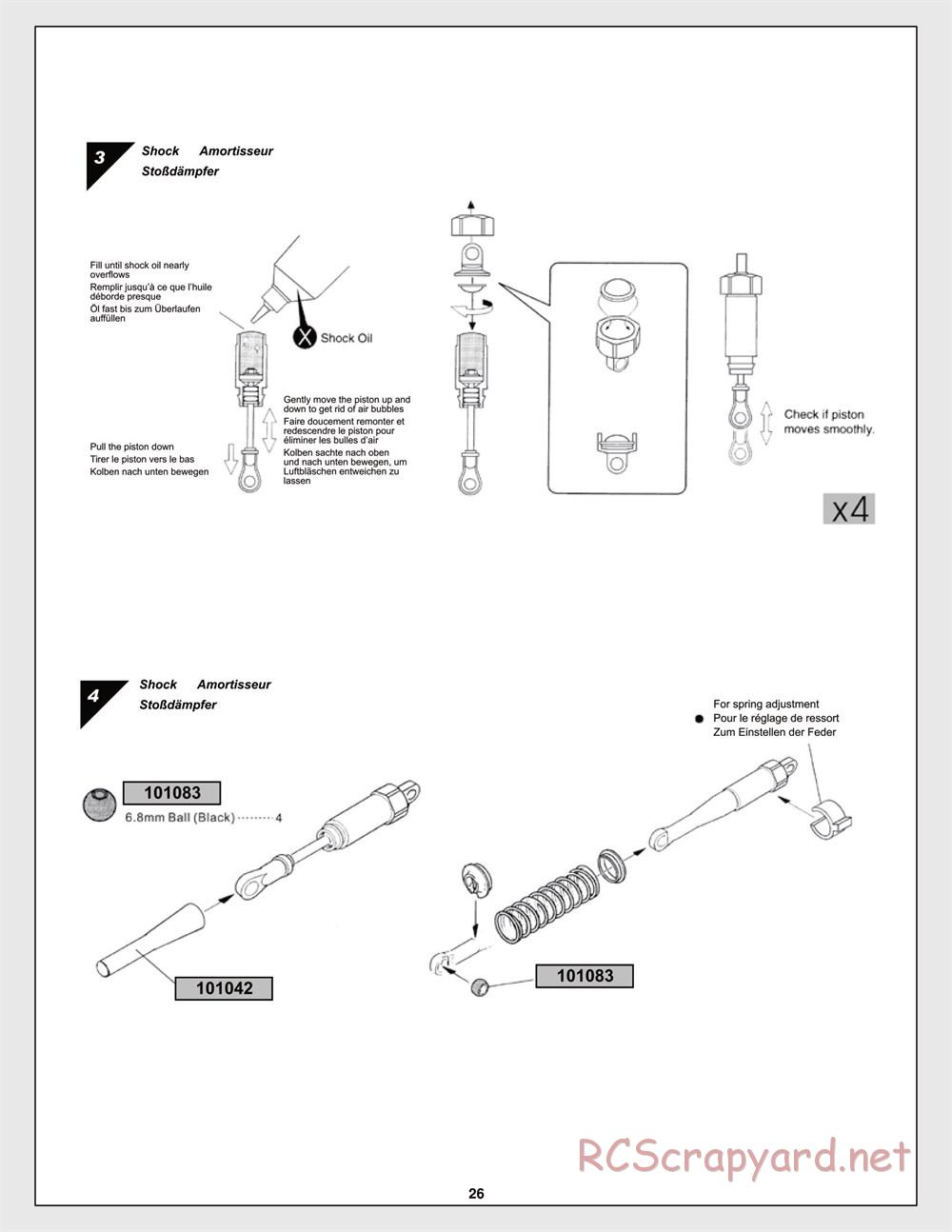 HPI - Trophy Flux Truggy - Manual - Page 26