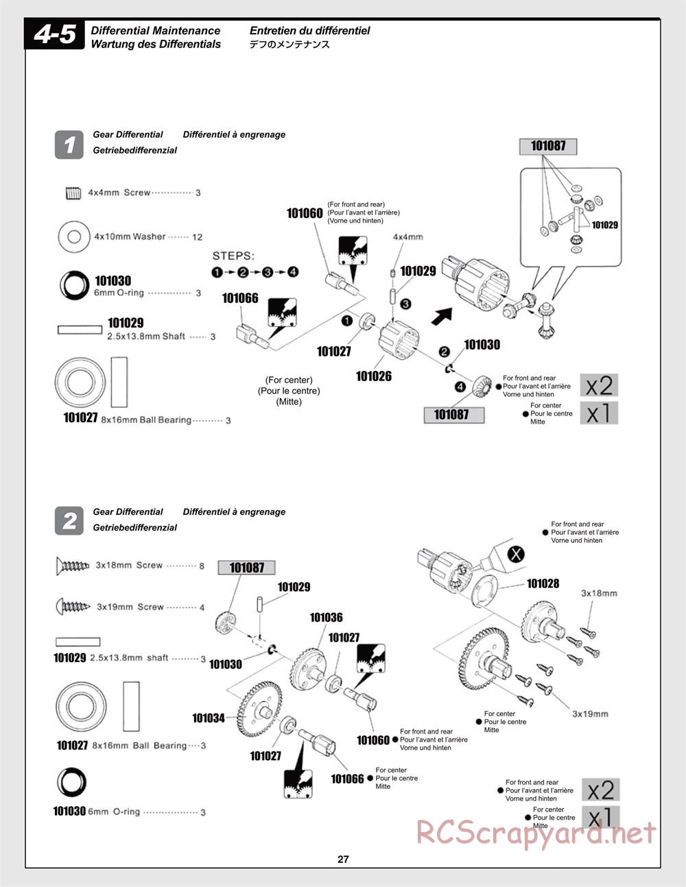 HPI - Trophy Flux Truggy - Manual - Page 27