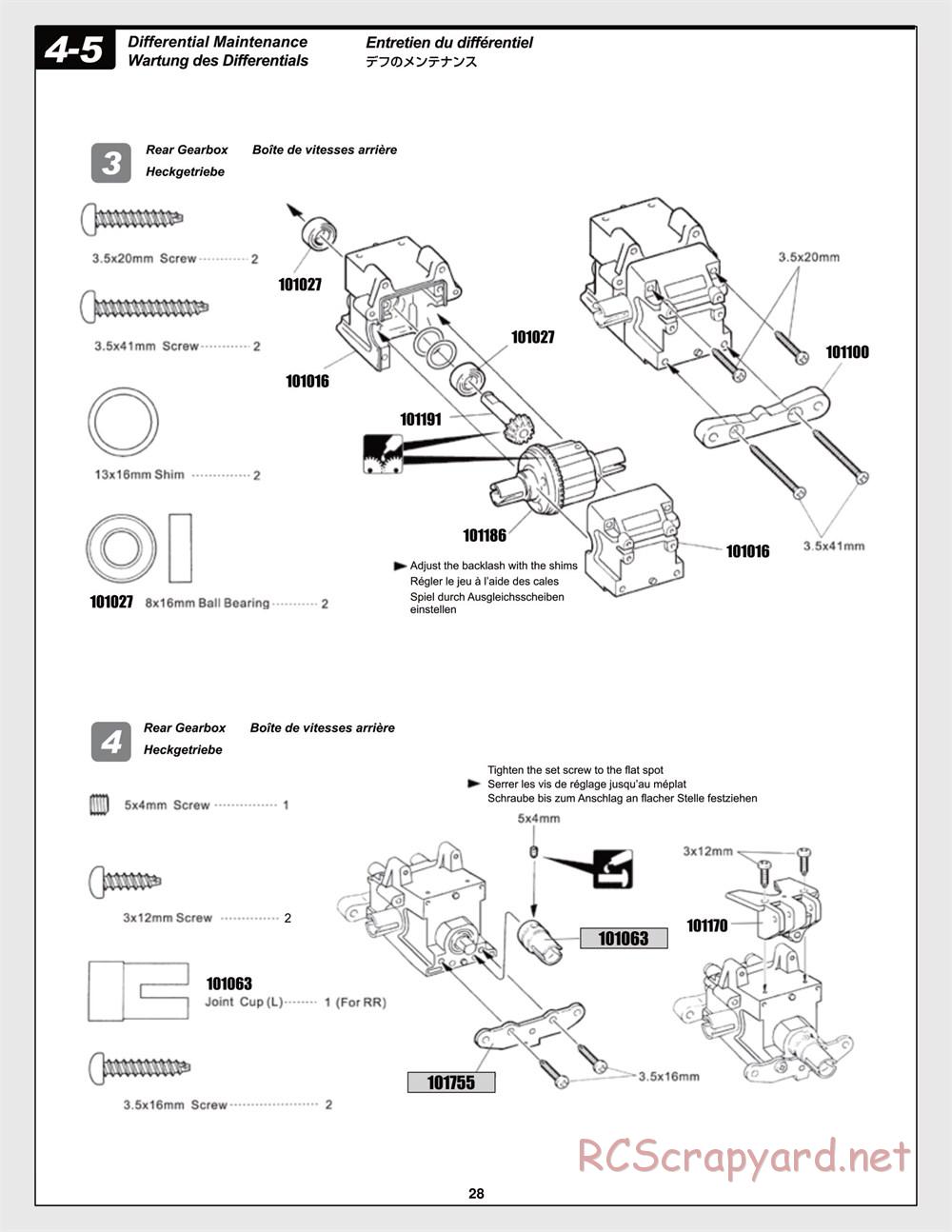 HPI - Trophy Flux Truggy - Manual - Page 28