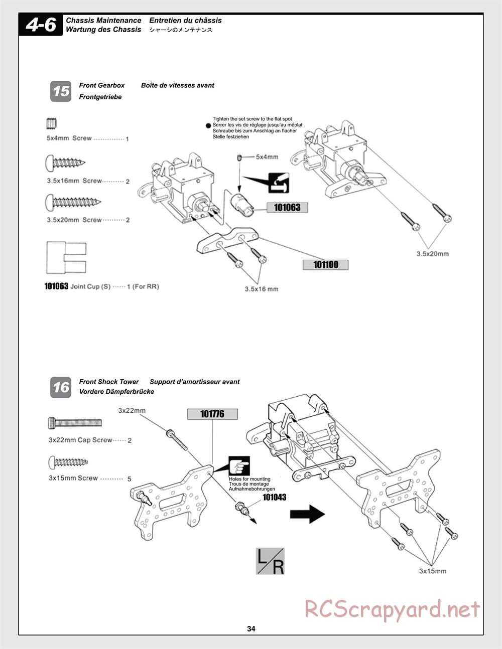HPI - Trophy Flux Truggy - Manual - Page 34