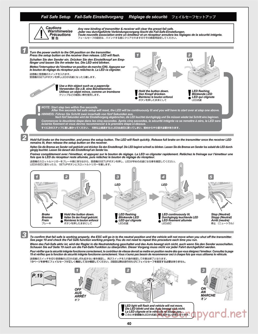 HPI - Trophy Flux Truggy - Manual - Page 40