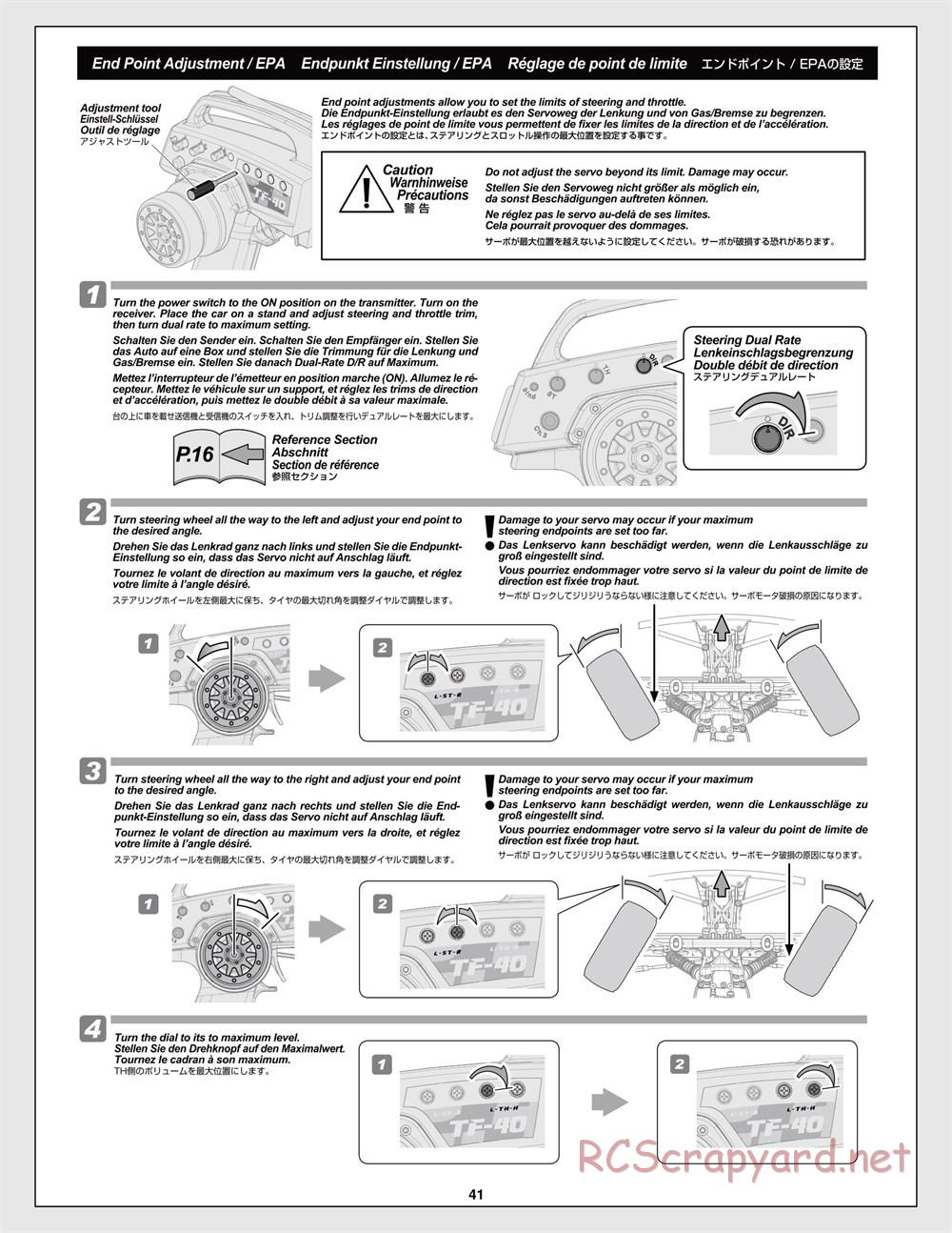 HPI - Trophy Flux Truggy - Manual - Page 41