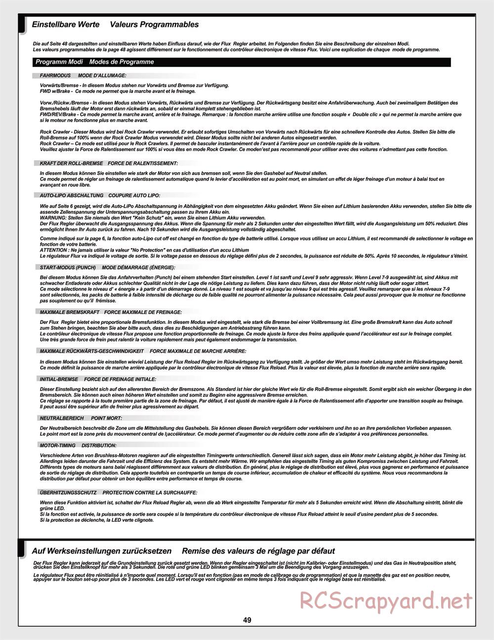HPI - Trophy Flux Truggy - Manual - Page 49